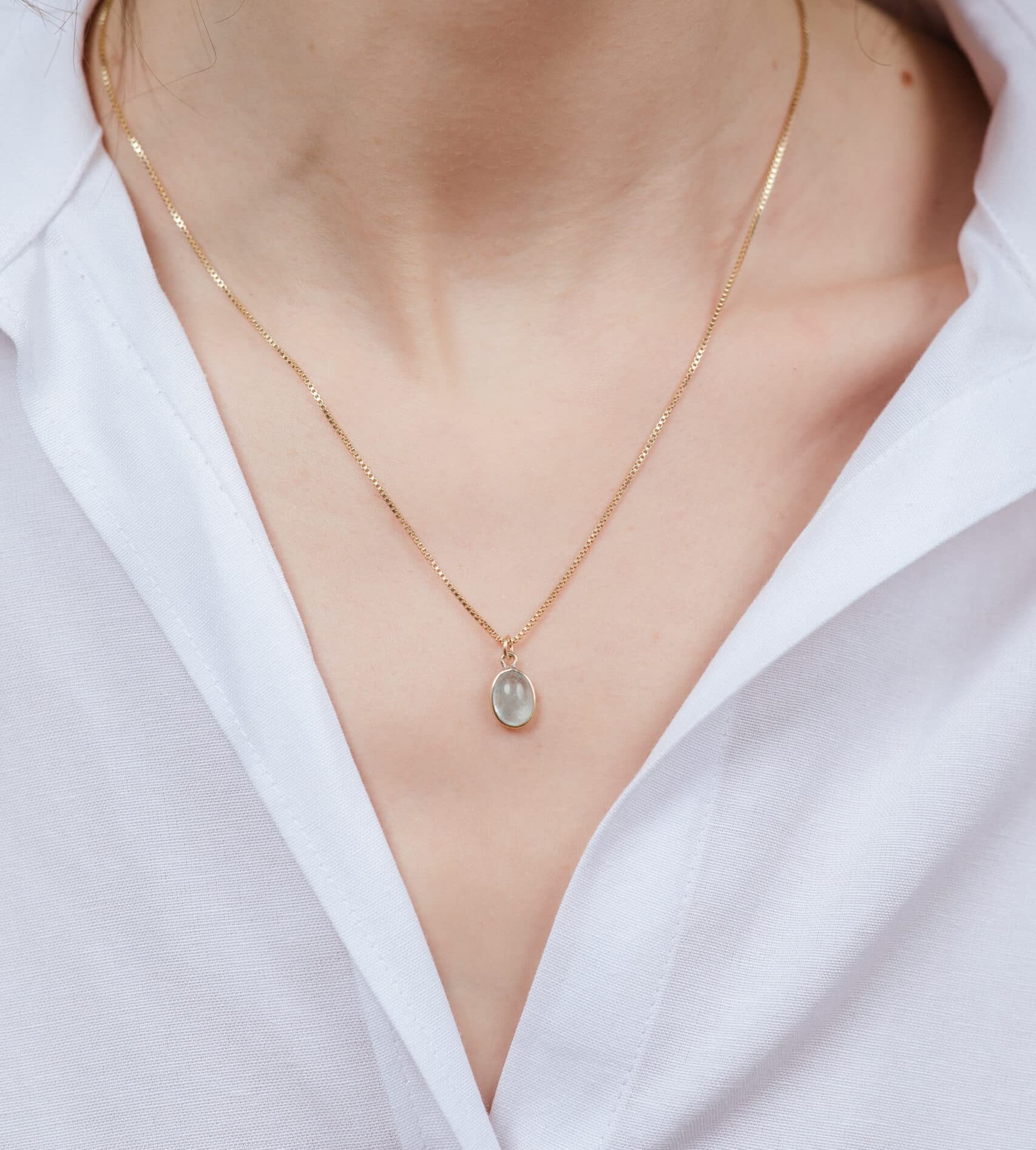 AQUA GOLD NECKLACE