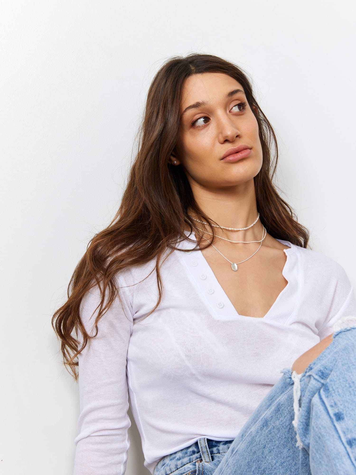 MARIEL SILVER NECKLACE