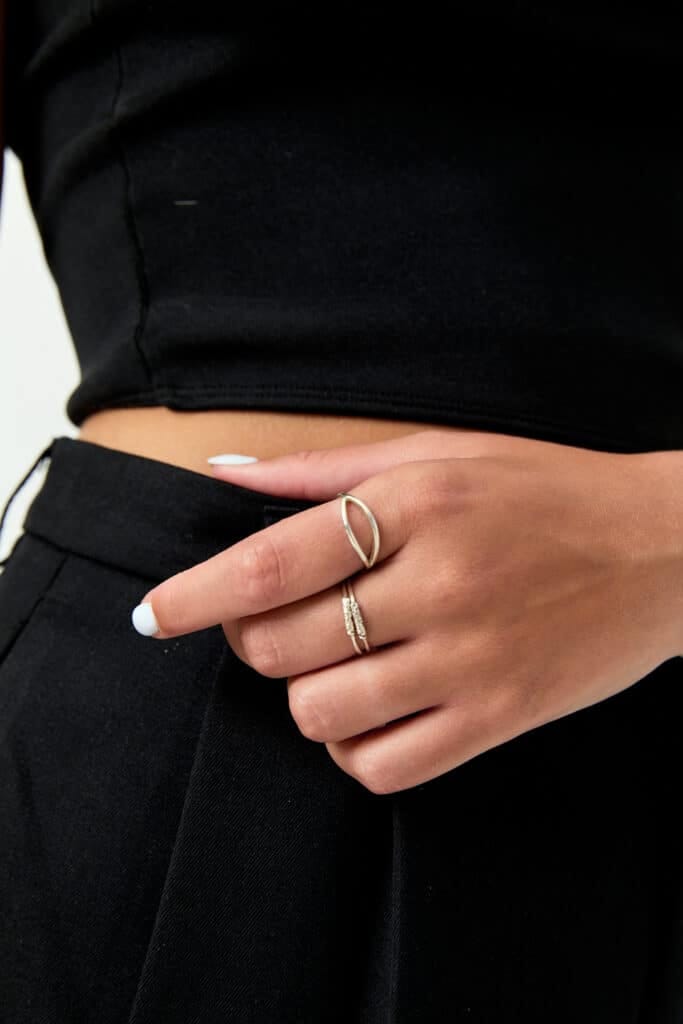 RUBY SILVER RING