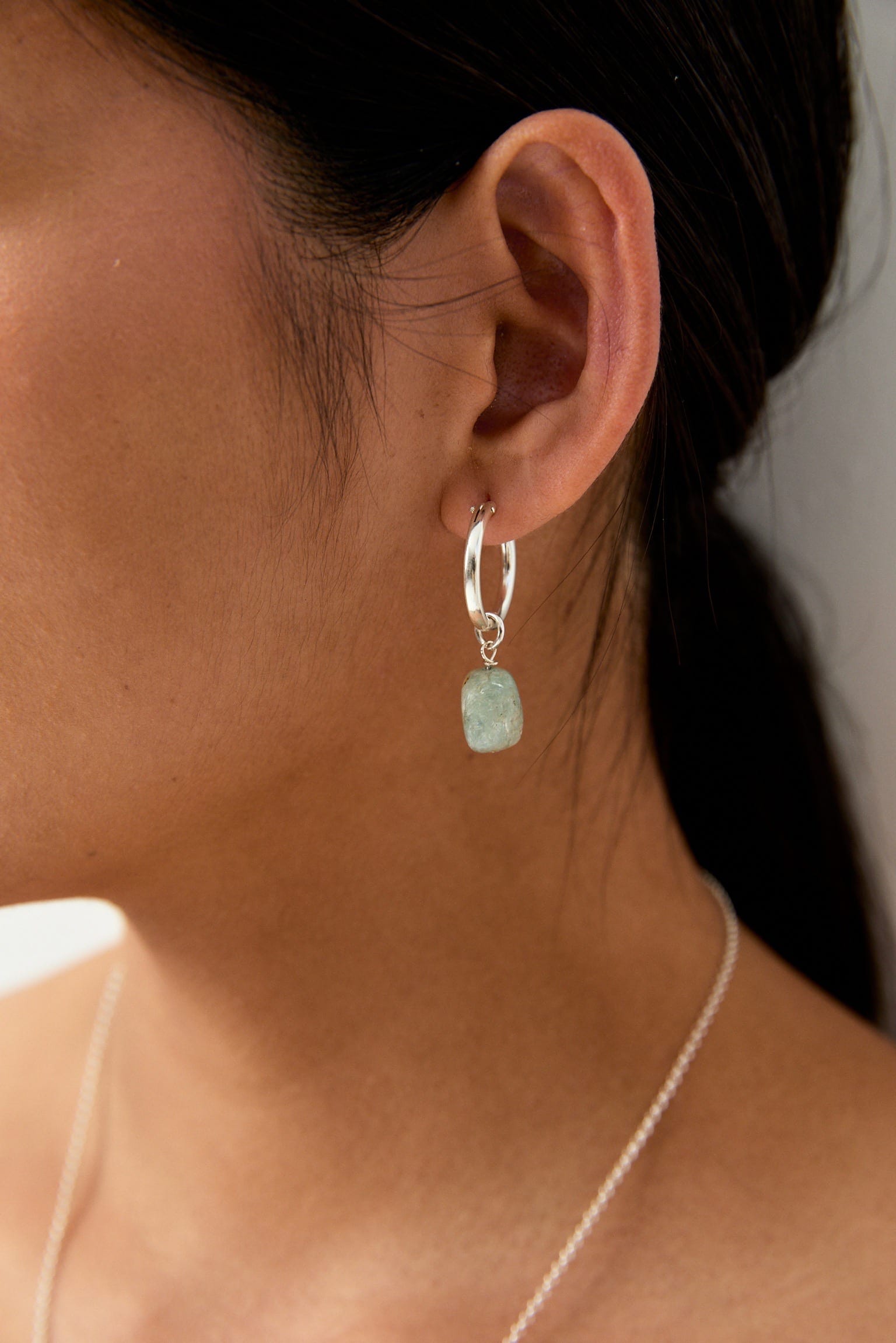 SHANI SILVER HOOPS