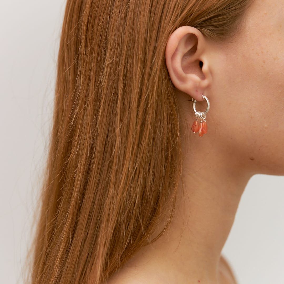 SUN SILVER EARRINGS