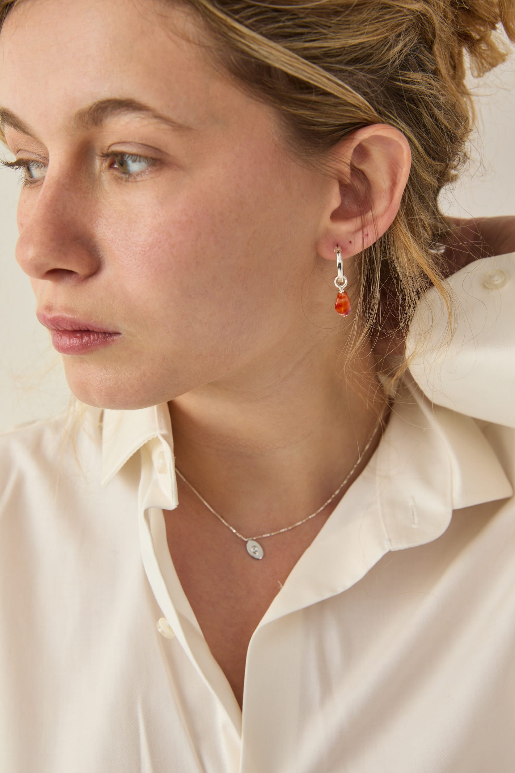 SUN SILVER EARRINGS