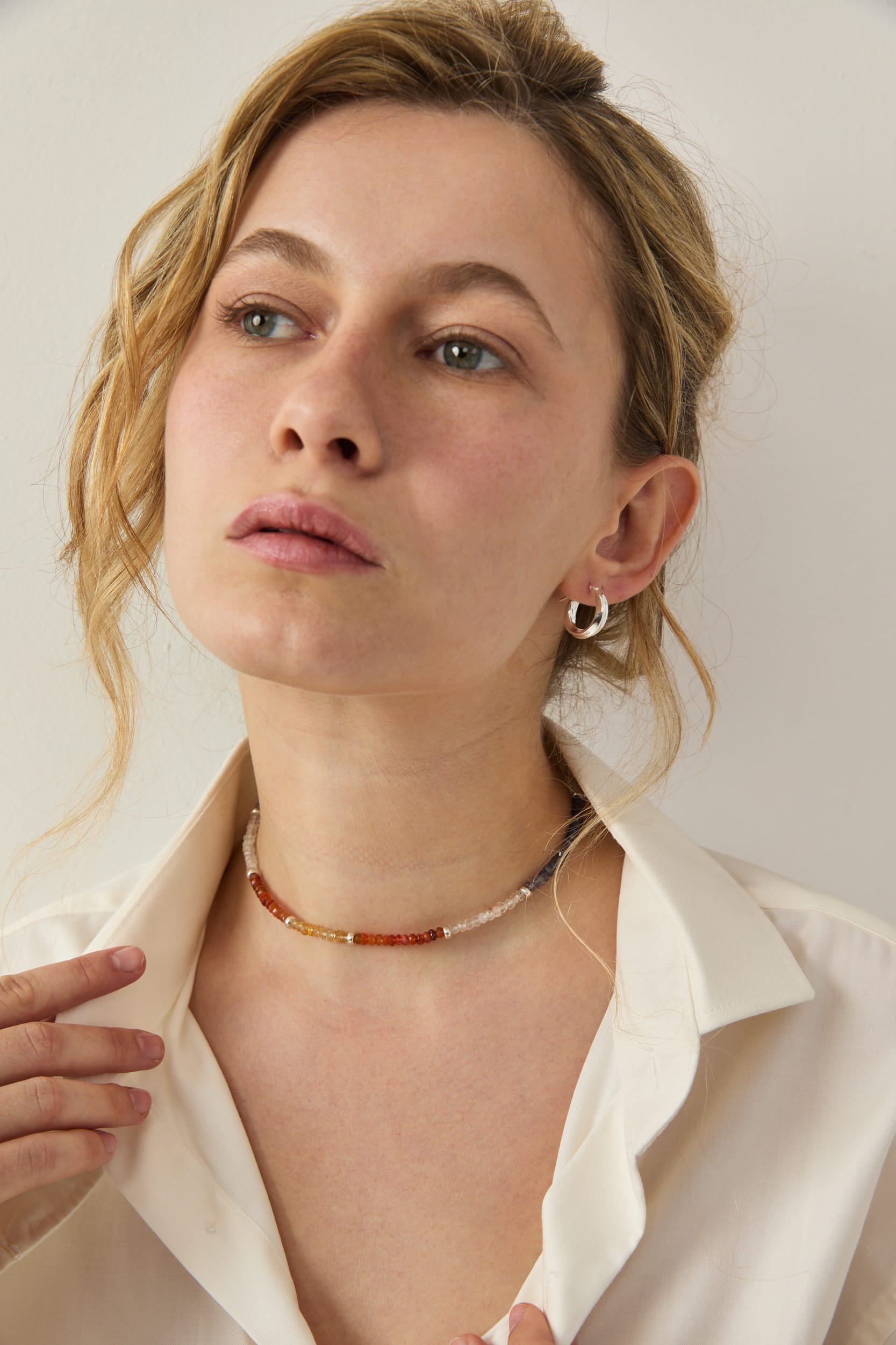 SUN SILVER EARRINGS