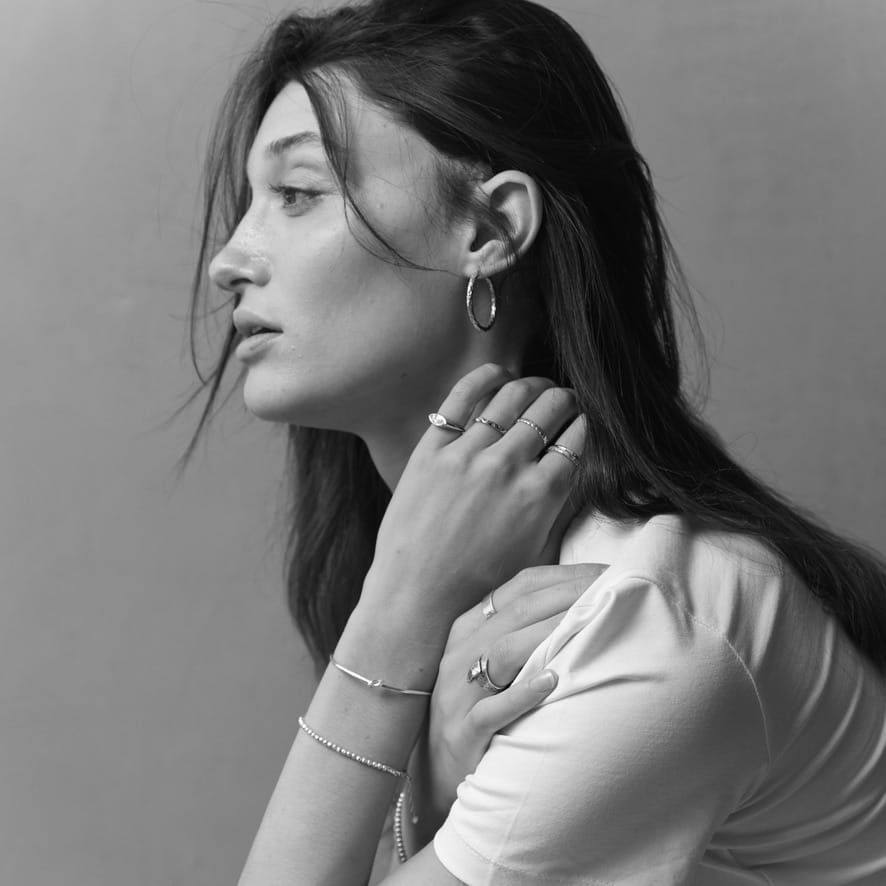 MICHELLE SILVER RING
