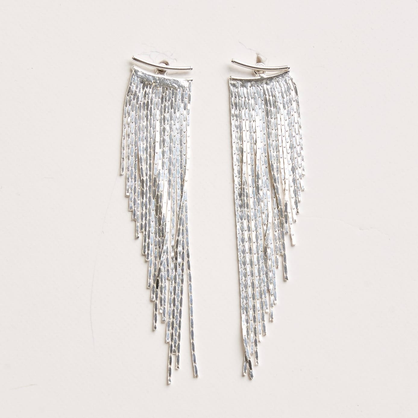 SILVER WATERFALL EARRINGS