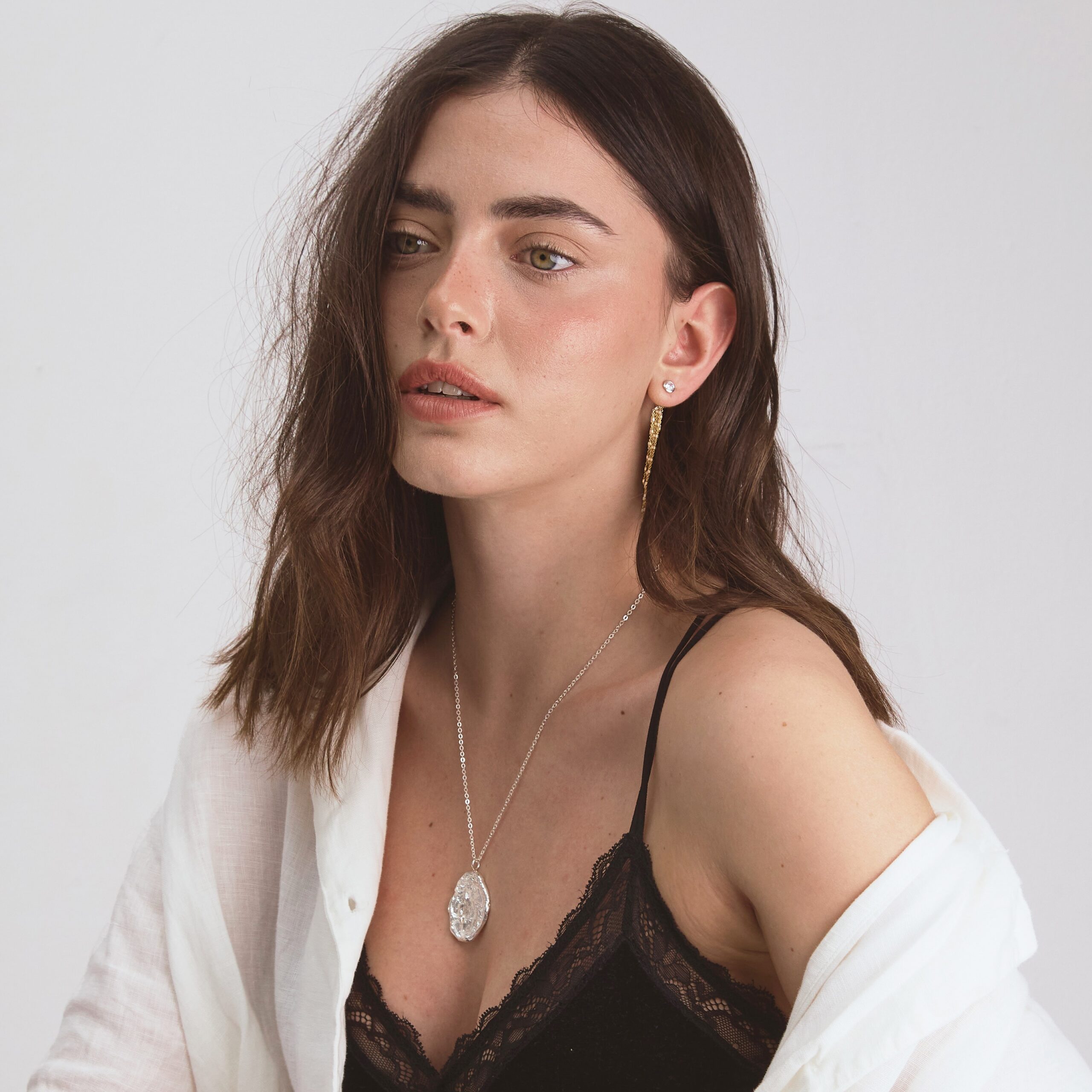 LYA SILVER NECKALCE