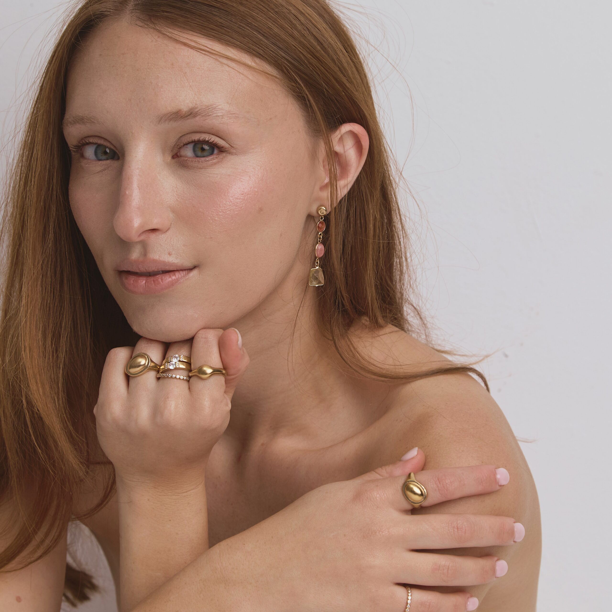 MIKA GOLD EARRINGS